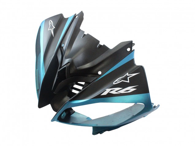 2008-2016 Light Blue Matte Black Petronas ENEOS Yamaha YZF 600 R6 Motorcycle Fairings Canada