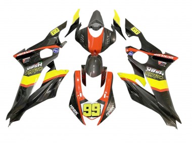 2008-2016 Yellow Orange Black Carbon Fiber Style Yamaha YZF 600 R6 Motorcycle Fairings Canada