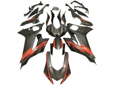 2017-2023 Red Black Carbon Fiber Style Yamaha YZF 600 R6 Motorcycle Fairings Canada