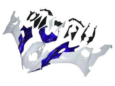 2017-2023 White Blue Yamaha YZF 600 R6 Motorcycle Fairings Canada