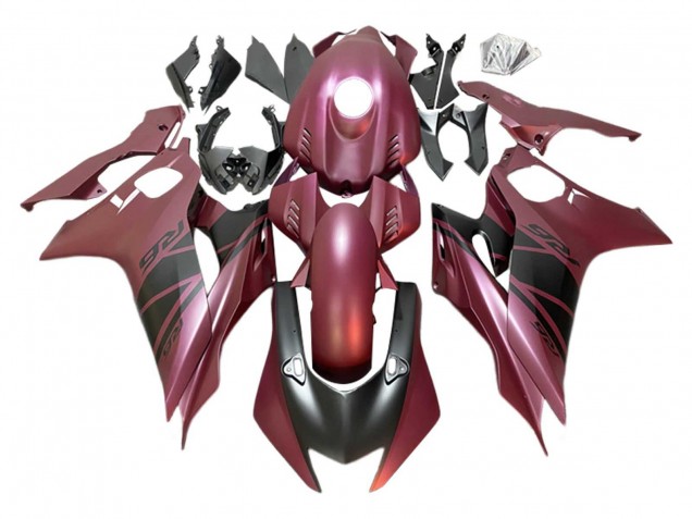 2017-2023 Marron Red Matte Black Yamaha YZF 600 R6 Motorcycle Fairings Canada