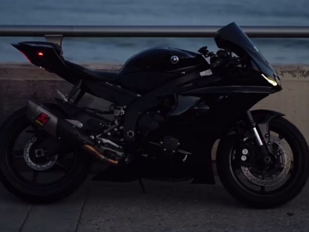 2017-2023 Glossy Black Yamaha YZF 600 R6 Motorcycle Fairings Canada