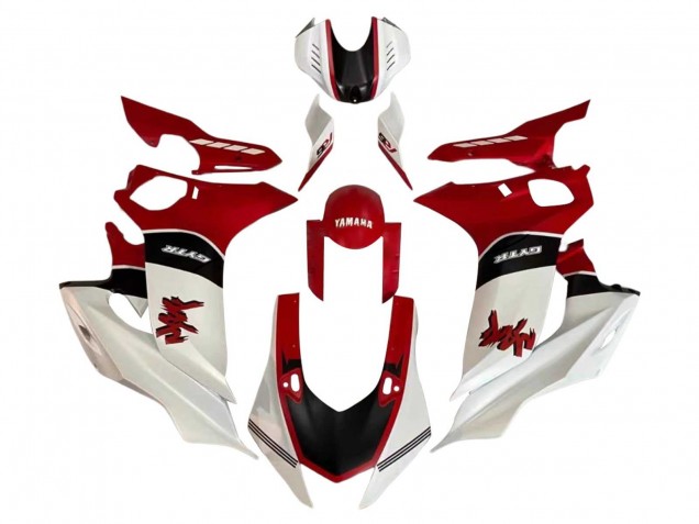 2017-2023 White Red Black Yamaha YZF 600 R6 Motorcycle Fairing Canada