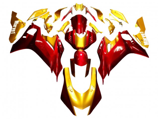 2017-2023 Gold Red Yamaha YZF 600 R6 Motorcycle Fairings Canada