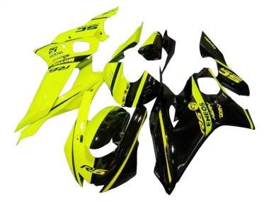 2017-2023 Neon Yellow Glossy Black Split Yamaha YZF 600 R6 Motorcycle Fairings Canada