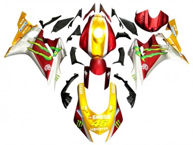 2017-2023 Gold Red Green Monster Yamaha YZF 600 R6 Motorcycle Fairings Canada