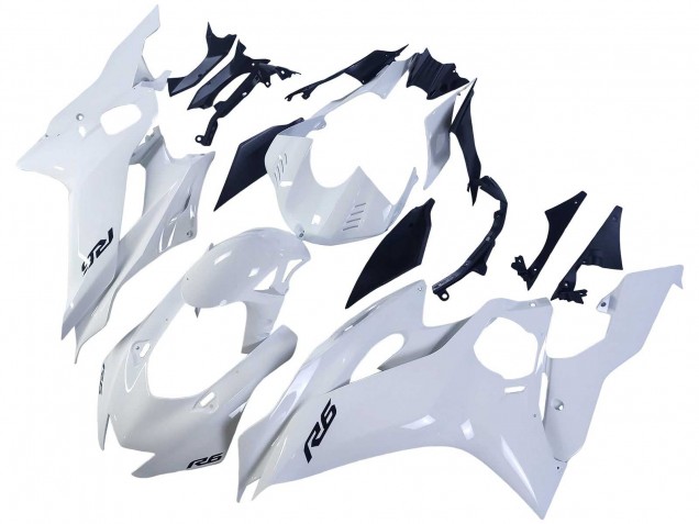 2017-2023 White Yamaha YZF 600 R6 Motorcycle Fairings Canada