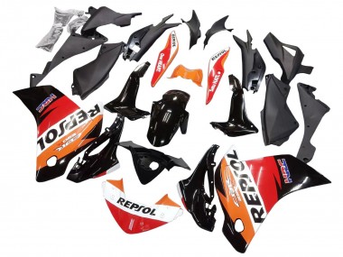 2011-2015 Orange White Red Black Glossy HRC Repsol Honda CBR250RR Motorcycle Fairings Canada