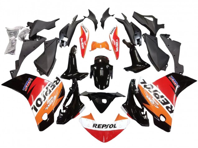 2011-2015 Orange White Red Black Glossy HRC Repsol Honda CBR250RR Motorcycle Fairings Canada