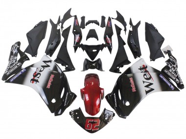 2011-2015 Glossy Black White West Red HRC 62 Honda CBR250RR Motorcycle Fairings Canada