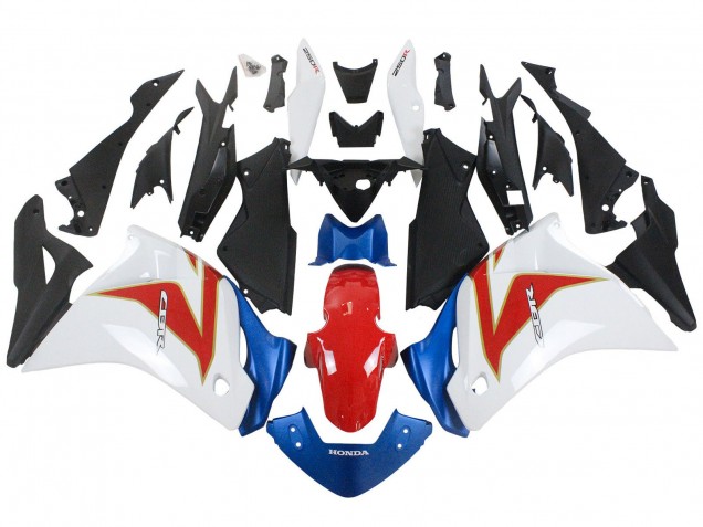 2011-2015 White Red Light Blue Honda CBR250RR Motorcycle Fairings Canada