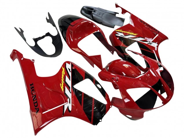 2000-2006 Red Black Stripe Racing Honda VTR1000 Motorcycle Fairings Canada