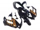 1997-2005 Glossy Black Gold Honda VTR1000F Motorcycle Fairings Canada