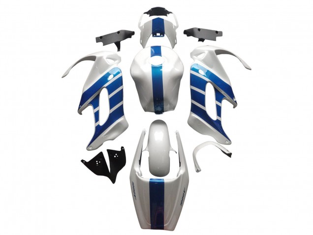 1997-2005 White Blue Honda VTR1000F Motorcycle Fairings Canada
