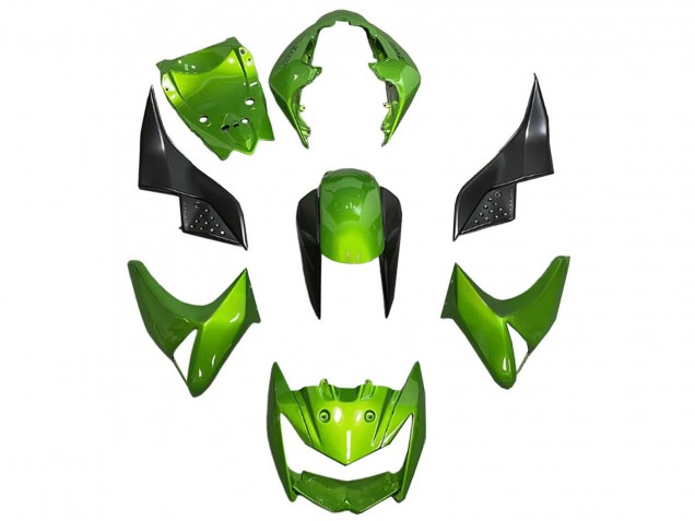2003-2006 Green Glossy Black Kawasaki Z1000 Motorcycle Fairing Canada