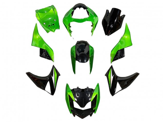 2003-2006 Green Glossy Black Kawasaki Z1000 Motorcycle Fairings Canada