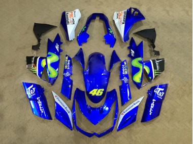 2010-2013 White Blue Yellow Monster Kawasaki Z1000 Motorcycle Fairings Canada