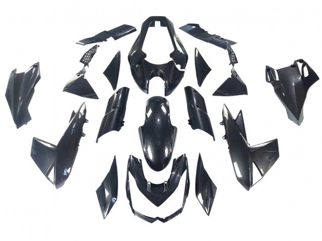 2010-2013 Black Carbon Fiber Kawasaki Z1000 Motorcycle Fairings Canada