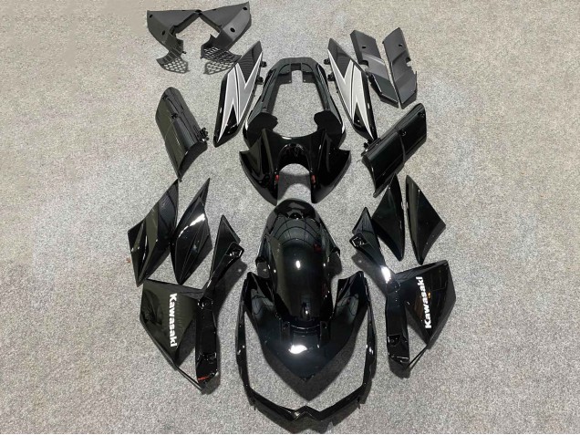 2010-2013 Glossy Black White Kawasaki Z1000 Motorcycle Fairings Canada