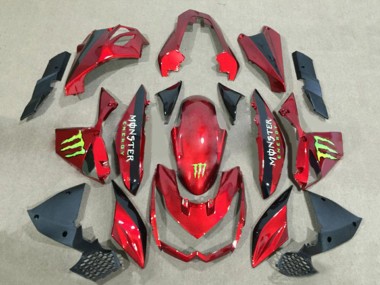 2010-2013 Red Glossy Black Green Monster Kawasaki Z1000 Motorcycle Fairings Canada