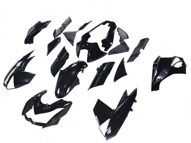 2010-2013 Glossy Black Kawasaki Z1000 Motorcycle Fairings Canada