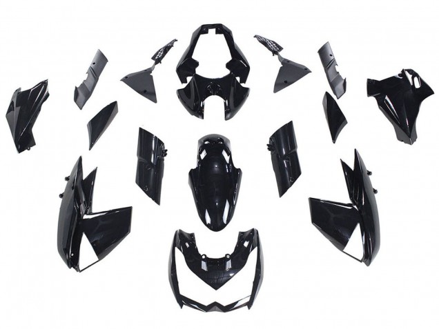 2010-2013 Glossy Black Kawasaki Z1000 Motorcycle Fairings Canada