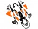 2010-2013 Orange Glossy Black Kawasaki Z1000 Motorcycle Fairings Canada