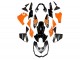 2010-2013 Orange Glossy Black Kawasaki Z1000 Motorcycle Fairings Canada