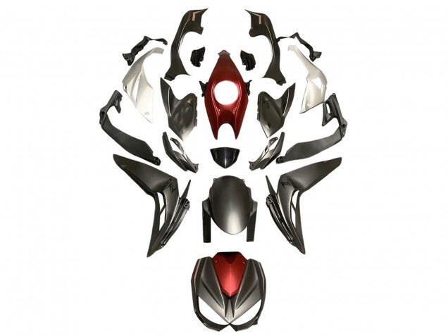 2014-2019 Silver Red Matte Black Kawasaki Z1000 Motorcycle Fairings Canada