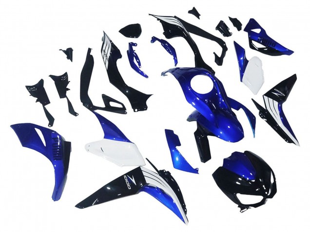 2014-2019 White Blue Black Kawasaki Z1000 Motorcycle Fairings Canada