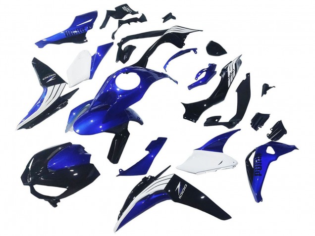 2014-2019 White Blue Black Kawasaki Z1000 Motorcycle Fairings Canada