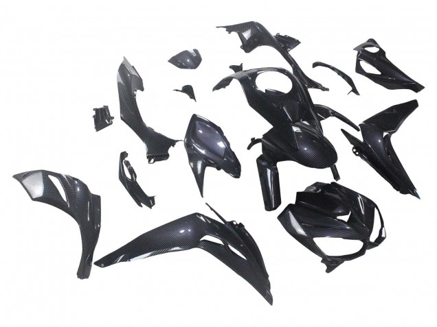 2014-2019 Black Carbon Fiber Kawasaki Z1000 Motorcycle Fairings Canada