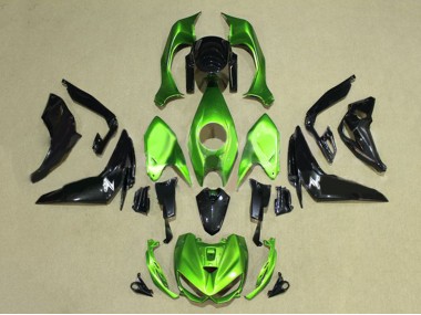 2014-2019 Green Glossy Black Kawasaki Z1000 Motorcycle Fairings Canada