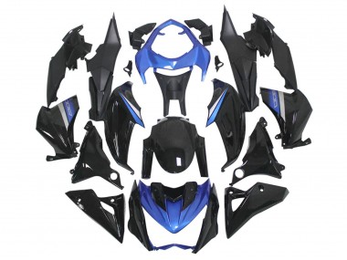 2014-2019 Blue Glossy Black Kawasaki Z1000 Motorcycle Fairings Canada