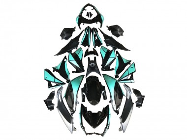 2014-2019 Light Blue Glossy Black Silver Kawasaki Z1000 Motorcycle Fairings Canada