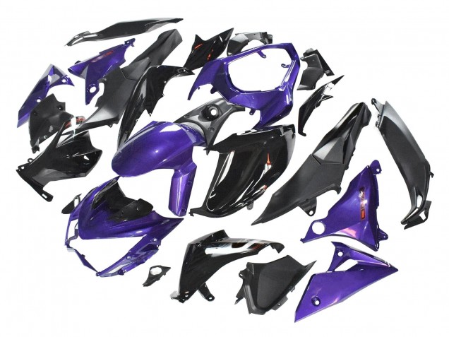2014-2019 Purple Glossy Black Matte Black Kawasaki Z1000 Motorcycle Fairings Canada
