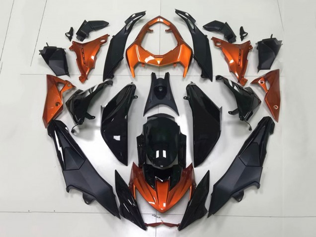 2014-2019 Orange Glossy Black Matte Black Kawasaki Z1000 Motorcycle Fairings Canada