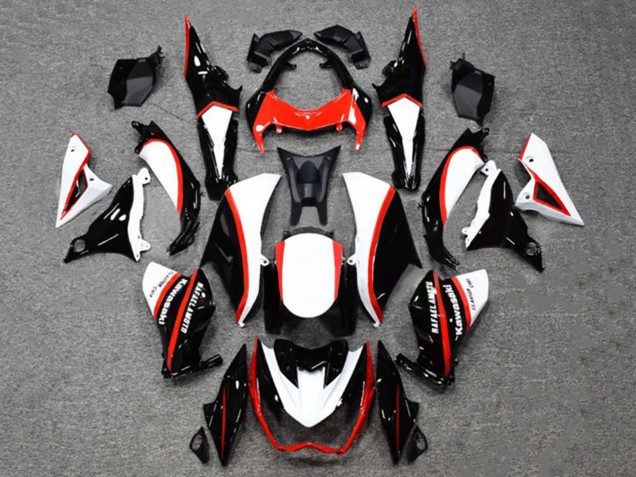 2014-2019 Glossy Black White Red Kawasaki Z1000 Motorcycle Fairings Canada