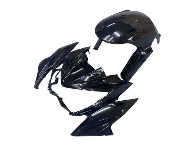 2013-2018 Glossy Black Red Kawasaki Z800 Motorcycle Fairings Canada