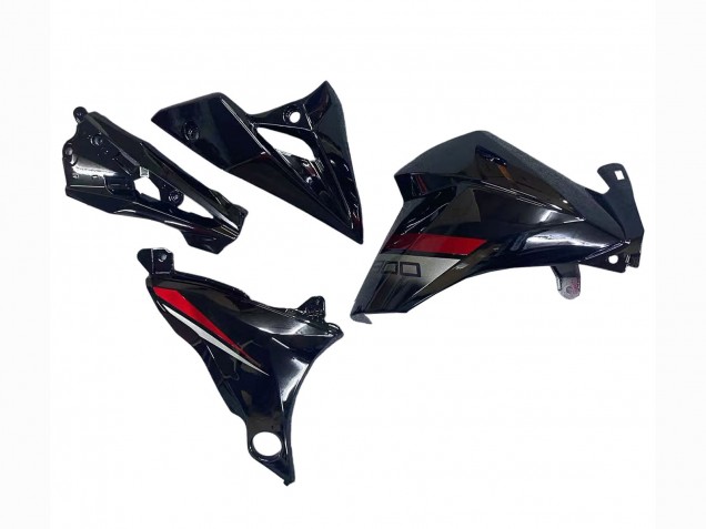 2013-2018 Glossy Black Red Kawasaki Z800 Motorcycle Fairings Canada