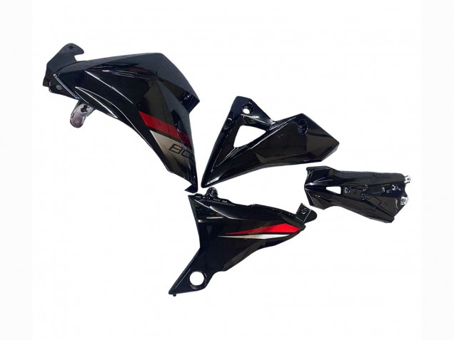2013-2018 Glossy Black Red Kawasaki Z800 Motorcycle Fairings Canada