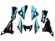 2013-2018 Light Blue Glossy Black Kawasaki Z800 Motorcycle Fairings Canada
