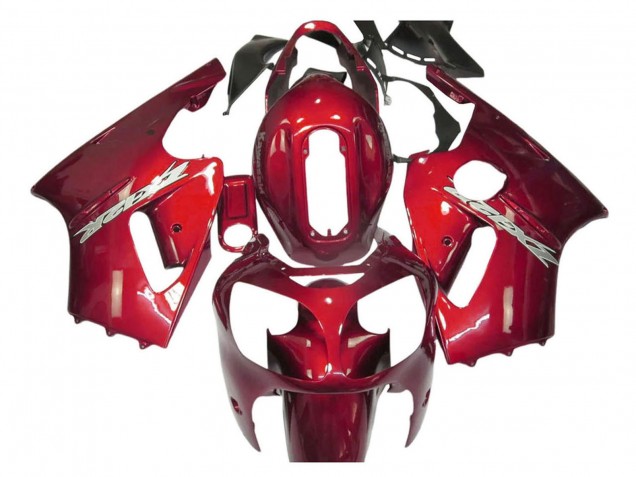 2000-2001 Candy Red Kawasaki ZX12R Motorcycle Fairings Canada