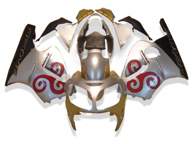 2000-2001 Silver Red Black Kawasaki ZX12R Motorcycle Fairings Canada
