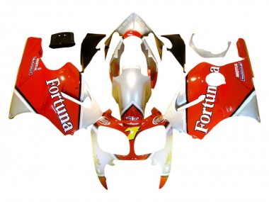 2000-2001 Silver Red Fortuna Motul 7 Kawasaki ZX12R Motorcycle Fairings Canada