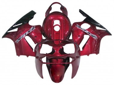 2002-2006 Candy Red Black Kawasaki ZX12R Motorcycle Fairings Canada
