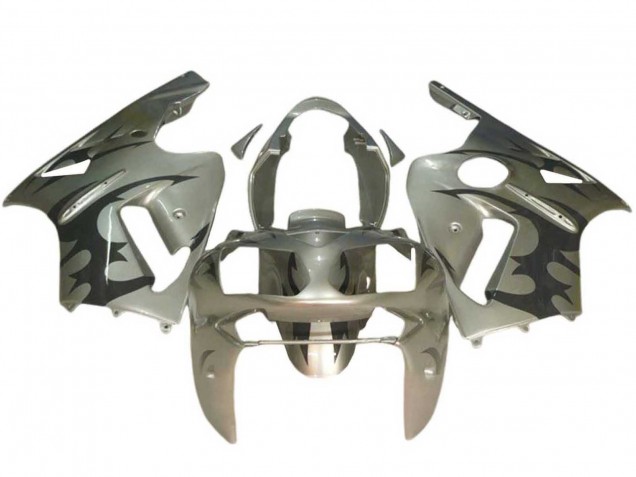 2002-2006 Silver Black Kawasaki ZX12R Motorcycle Fairings Canada