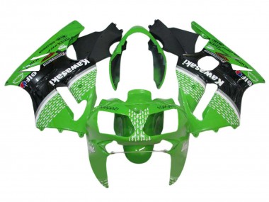 2002-2006 Green Black White Kawasaki ZX12R Motorcycle Fairings Canada