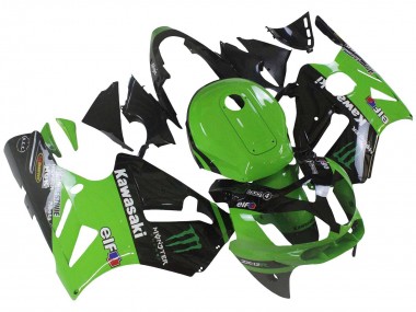 2002-2006 Green Glossy Black Elf Touch4 Monster Kawasaki ZX12R Motorcycle Fairing Canada