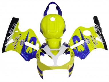 2002-2006 Yellow White Blue Corona Extra Kawasaki ZX12R Motorcycle Fairings Canada
